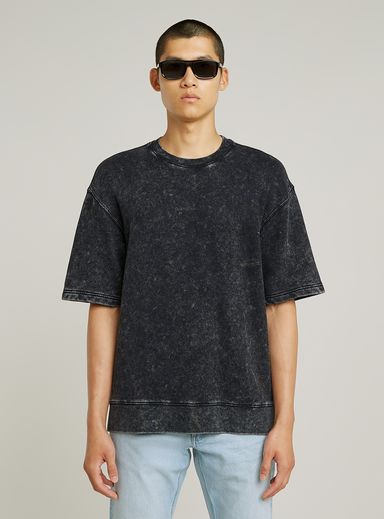 Acid Wash Loose Sweater